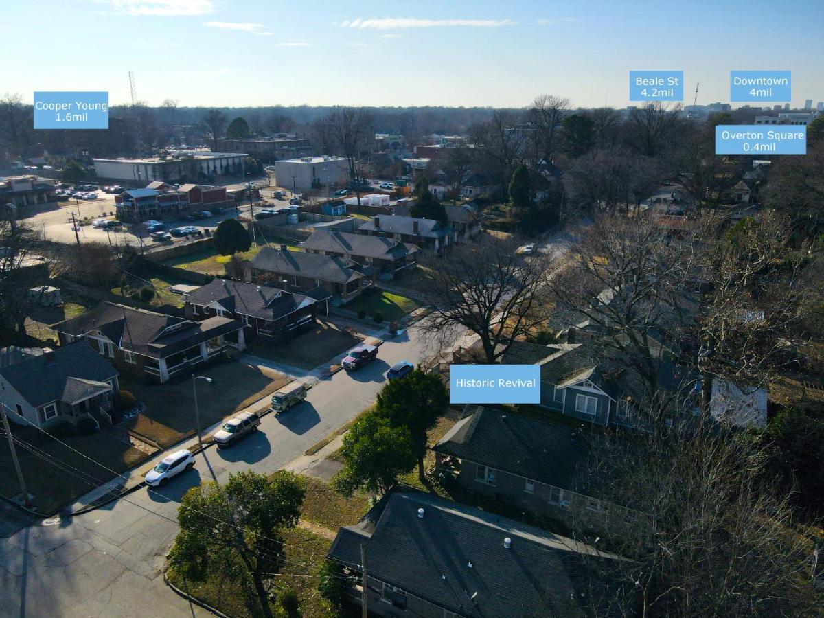 Villa Historic Revival King Bed Midtown Memphis 68 Yes Pets Fast Wifi Free Parking Extérieur photo